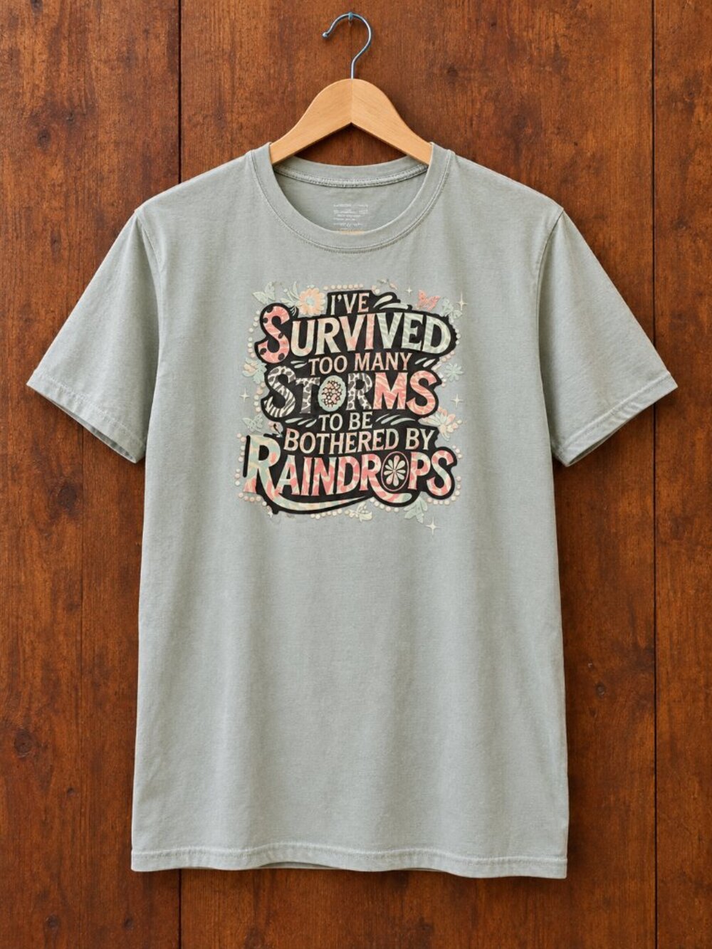 Women's mint green T-shirt